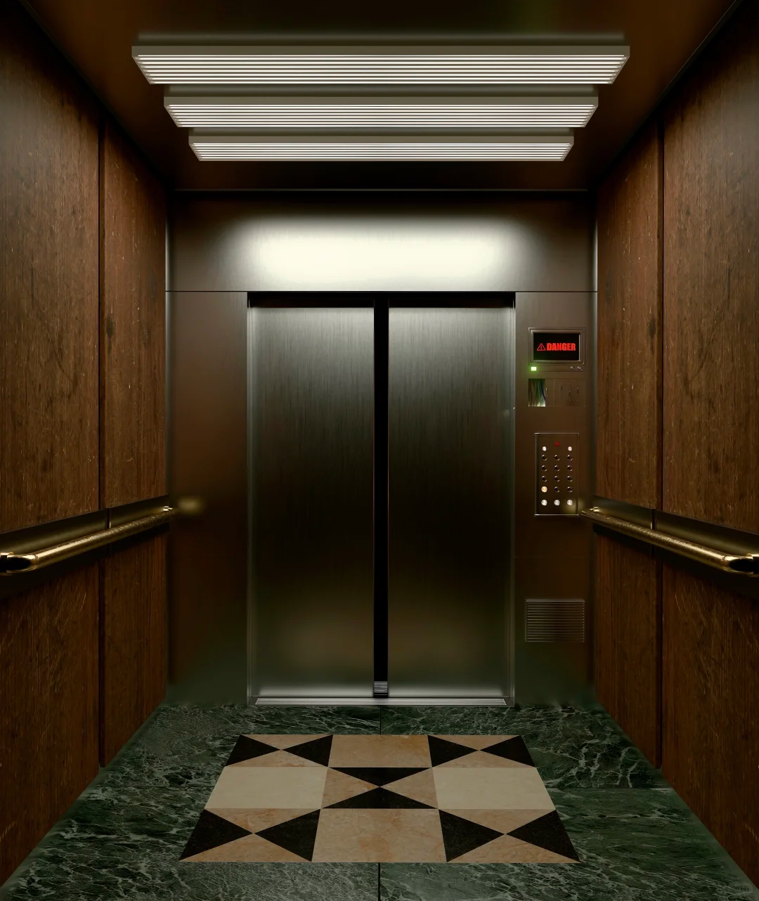 Elevator scene