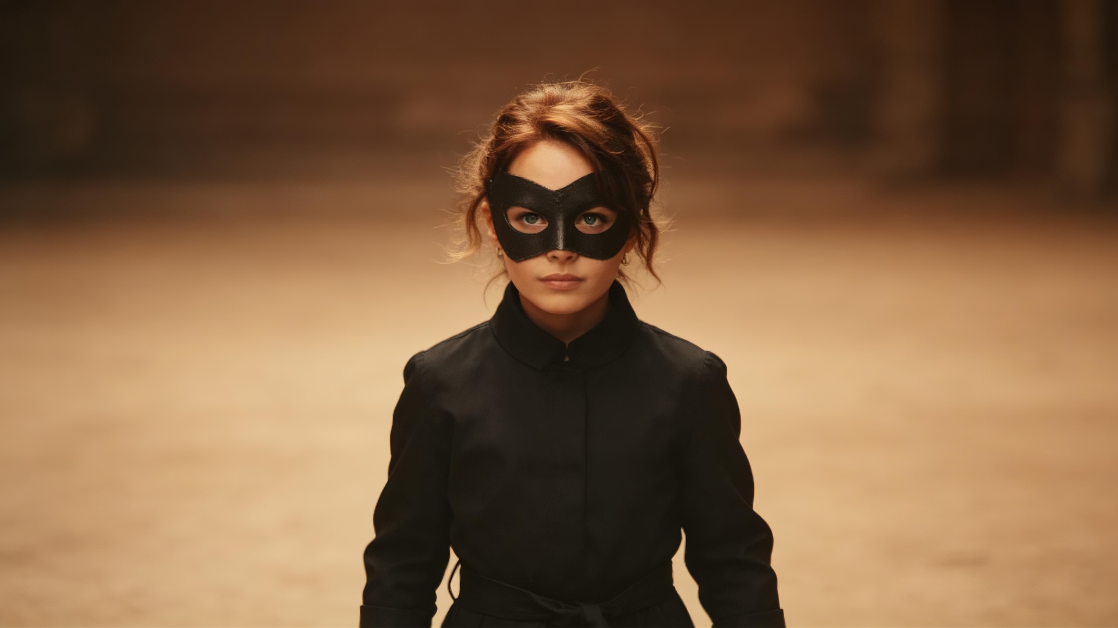 Masked girl